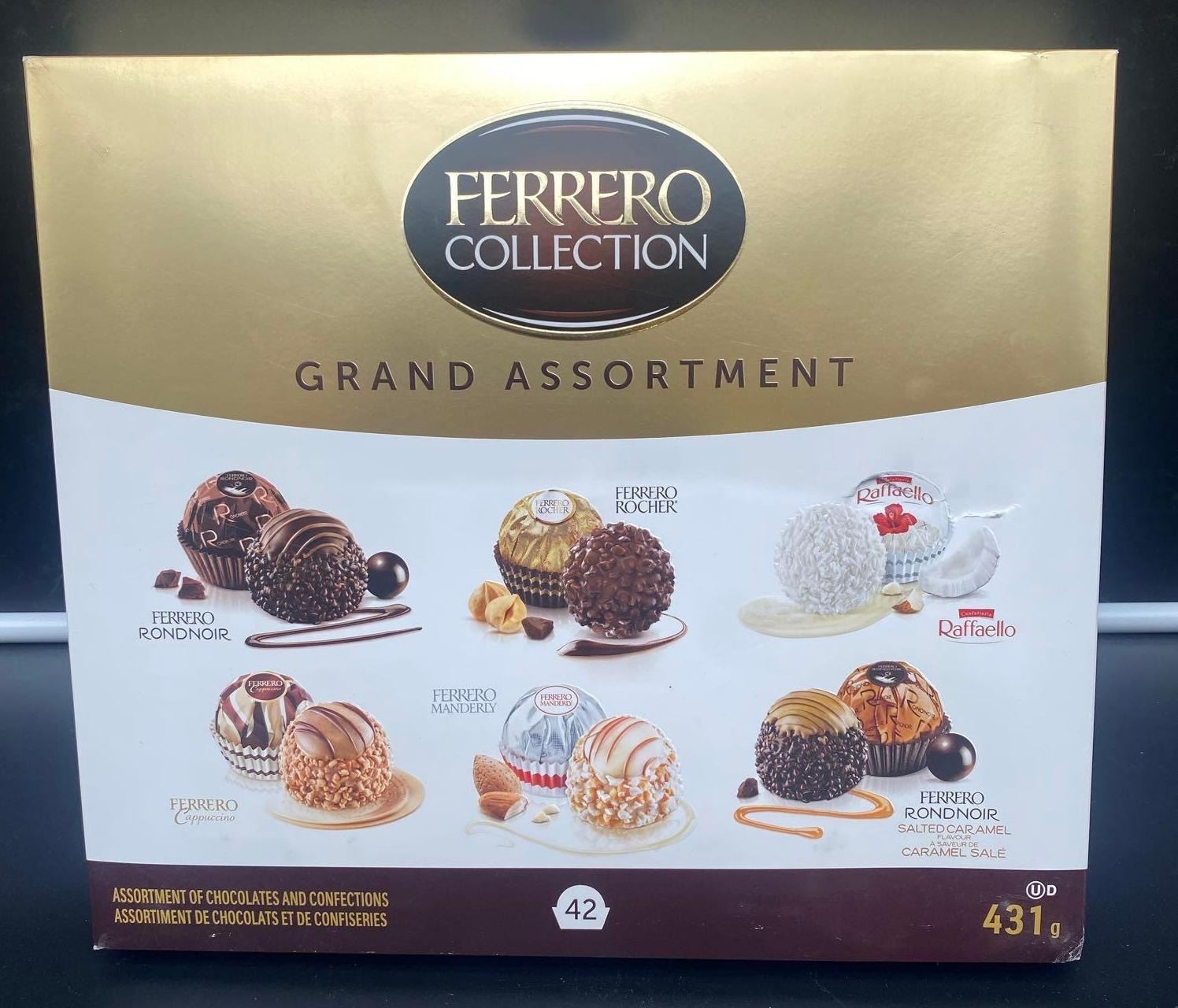 Fererro Collection FERRERO COLLECTION GRAND ASSORTMENT Fine Assorted Chocolates 431g
