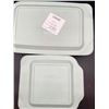 Image 2 : Pyrex Ware Glass Baking Dish 2 Pieces