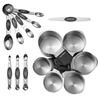 Image 1 : Miu Stainless Steel Measuring Cups 16 Piece
