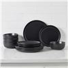 Image 1 : Home Inspiration Cara Stoneware Dinnerware Set 24 Piece
