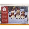 Image 2 : Beavers with Gift Box with 330 LED Lights