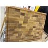 Image 2 : WoodForChef Birch End Grain Butcher Block, Large Reversible Cutting Board