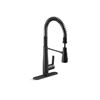 Image 1 : Kohler Vind Semi-Professional Pull-Down Kitchen Faucet Matte Black Finish