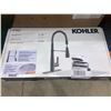 Image 2 : Kohler Vind Semi-Professional Pull-Down Kitchen Faucet Matte Black Finish