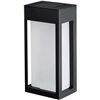 Image 1 : Solar Post Accent Lights Black Finish 4 Pack