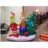 Image 2 : Large Inflatable Grinch Lawn Decoration (TESTED WORKING)
