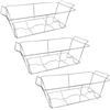 Image 1 : Party Essentials Deluxe Full Size Wire Rack, supports standard full size foil pans