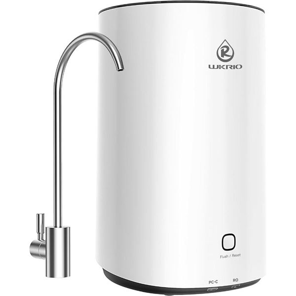 Reverse Osmosis System, Under Sink Water Filtration System, 400 GPD, 1:1 Pure to Drain, NSF/ANSI 372