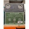 Image 2 : Ecologee Total Blackout Grommet Window Curtain Pair 52"x90" each Panel
