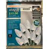 Image 2 : Sylvania Stay-Lit Platinum 2 Set of 50 LED C9 Pure White Lot of 2
