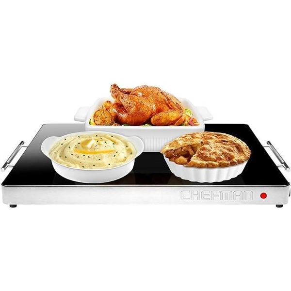 Chefman Electric Warming Tray with Adjustable Temperature Control, Perfect For Buffets, Restaurants,