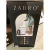 Image 3 : Zadro Fluted Luxury Towel Warmer Bucket, Distributed by Costco (White/Gray, 19 Liter Capacity)
