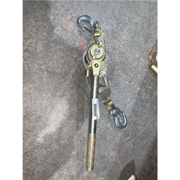 Multifunction Hand Power Puller Wired Rope Cable Puller Tighten Tool Steel Cable Gear Winch Ratchet 