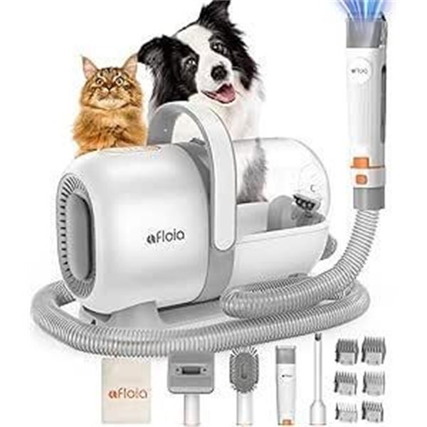 Floia All-in-One Pet Grooming Kit & Vacuum