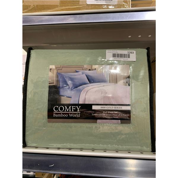 Comfy Bamboo World 8800 Gold Series Full Sheet Set 4pc