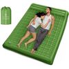 Image 1 : Camping Sleeping Pad, 2 Person Camping Mat, Enhanced Support for Healthy, with Built-in Foot Pump, 4