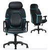 Image 1 : DPS Centurion Gaming Chair with Adjustable Headrest Black and Blue