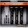 Image 1 : DURACELL Durabeam Ultra Hybrid LED Flashlights, 1200 Lumens, Set of 3, with Rechargeable and AAA Alk
