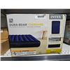 Image 2 : Intex Classic Downy Airbed Set with 2 Pillows and Double Quick Hand Pump, Queen