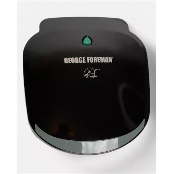 George Foreman 2 Serving Classic Plate Electric Grill & Panini Press - Black