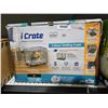 Image 2 : Dog Crate Midwest iCrate Folding Metal Single Door Sturdy 22 Inches With Divider