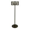 Image 1 : Indy Mesh Industrial Floor Lamp by LumiSource