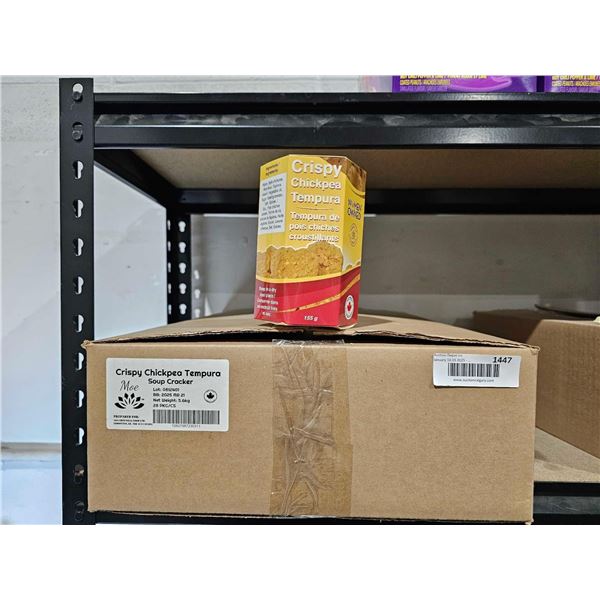 Crispy Chickpea Tempura Crackers 28x155g