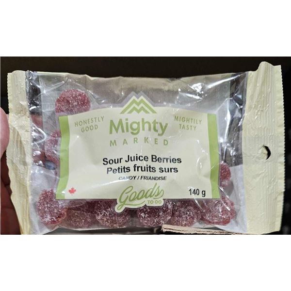 Mighty Marked Sour Juice Berries 20x140g