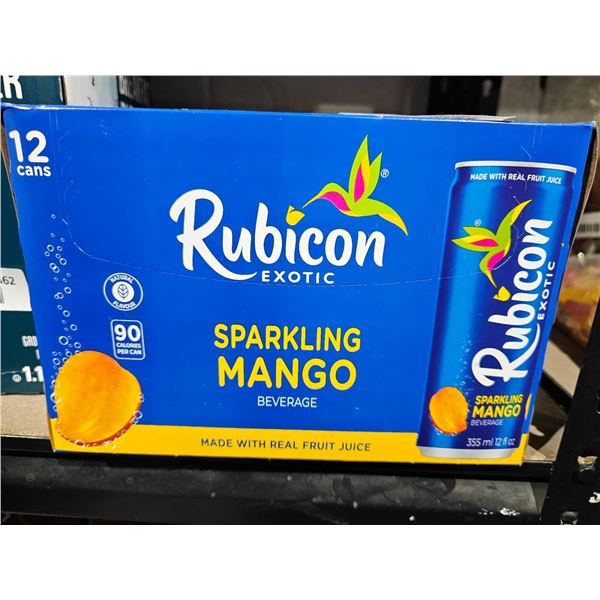Rubicon Exotic Sparkling Mango Beverage (12 x 355ml)