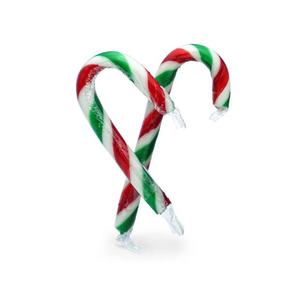 Peppermint Mini Candy Canes 4 Kg Box