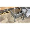 Image 3 : PATIOFLARE MELODY BLACK PLASTIC RATTAN 3PCS OUTDOOR PATIO CHAT SET WITH GREY CUSHIONS *IN BOX*