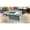 Image 1 : PARAMOUNT FP-341-GY GALE GREY CAST ALUMINUM RECTANGULAR PROPANE OUTDOOR FIRE TABLE