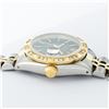 Image 7 : Rolex Ladies 2T Black Index Pyramid Bezel Wristwatch 26MM