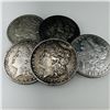 Image 1 : 1901 Morgan Silver Dollar (VG+) Set of 5