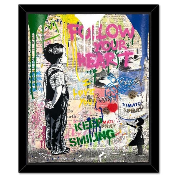 With All My Love by Mr Brainwash Original