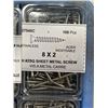 Image 2 : 9 PACKS OF #8 X 2" STAINLESS SHEET METAL SCREWS, 100PCS PER PACK