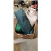 Image 1 : BOX OF CAMPING GEAR, SLEEPING BAG, STOVE AND MAT