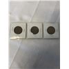 Image 2 : 3 CANADIAN KING GEORGE V LARGE CENTS 1916, 1917, 1918