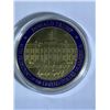 Image 2 : NEW 1PC DONALD TRUMP COMMEMORATIVE COIN BLUE BORDER, 47TH PRESIDENT WHITE HOUSE OF THE UNITED STATES