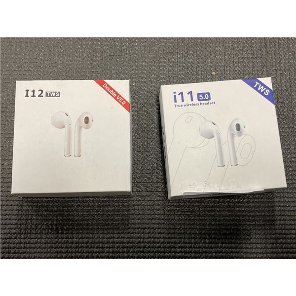 2 NEW SETS OF WIRELESS EARBUDS