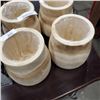 Image 2 : 4 NEW STYLE IN FORM SALISH MESA LINED PLATERS, SMALL