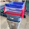 Image 2 : ASSORTED STORAGE TOTES