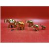 Image 1 : Five Solid Brass Elephants Large To Small