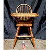 Image 1 : VTG Handcrafted Wooden High Chair