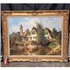 Image 1 : VTG Hermann F. Dieste Original Framed Oil Painting