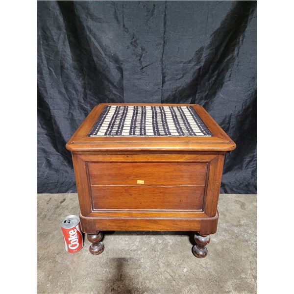 Victorian T. Wallis & Co. Holborn Circus Commode Made in England