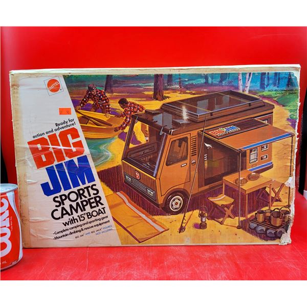 VTG BIG JIM Sports Camper w/ 15" Boat Model Set