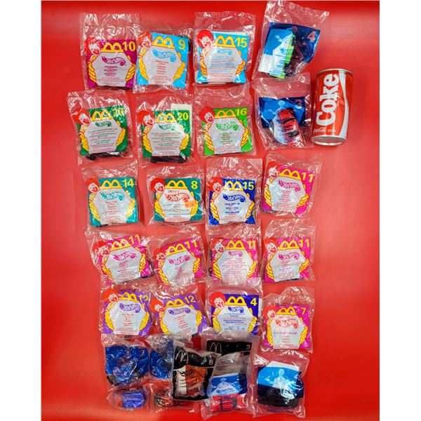 VTG McDonald's Hot Wheels Happy Meal Toy Lot