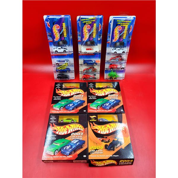 Sealed VTG Hot Wheels 2000 Collection Packs & First-A-Day Calanders