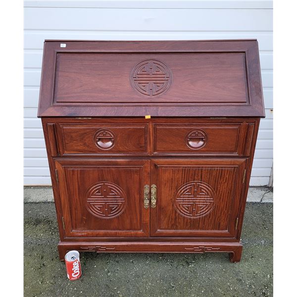 VTG Asian Style Solid Wood Secretary